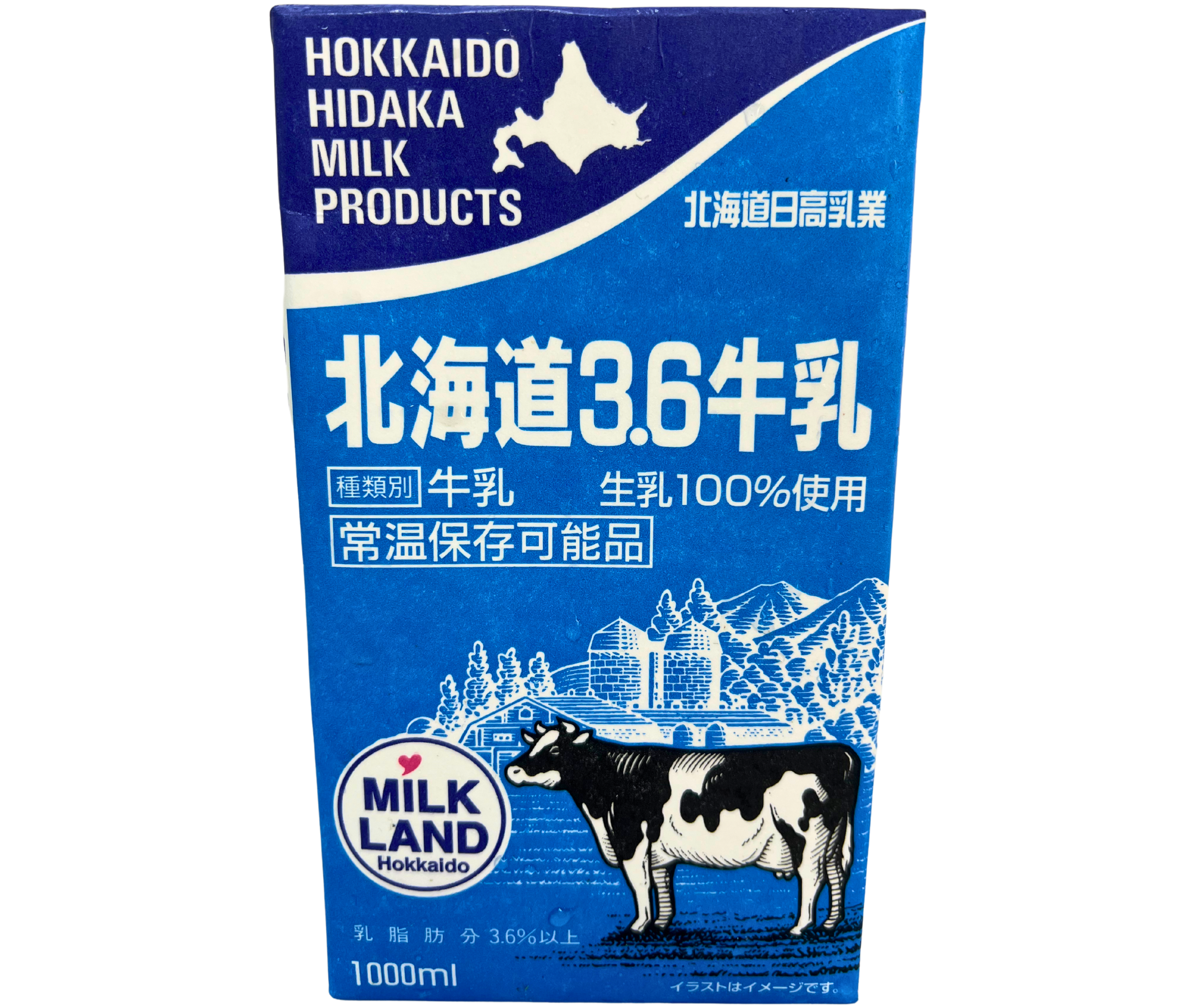 HOKKAIDO MILK (KUMIAI) TOKUSEN 3.6 GYUNYU 1L.