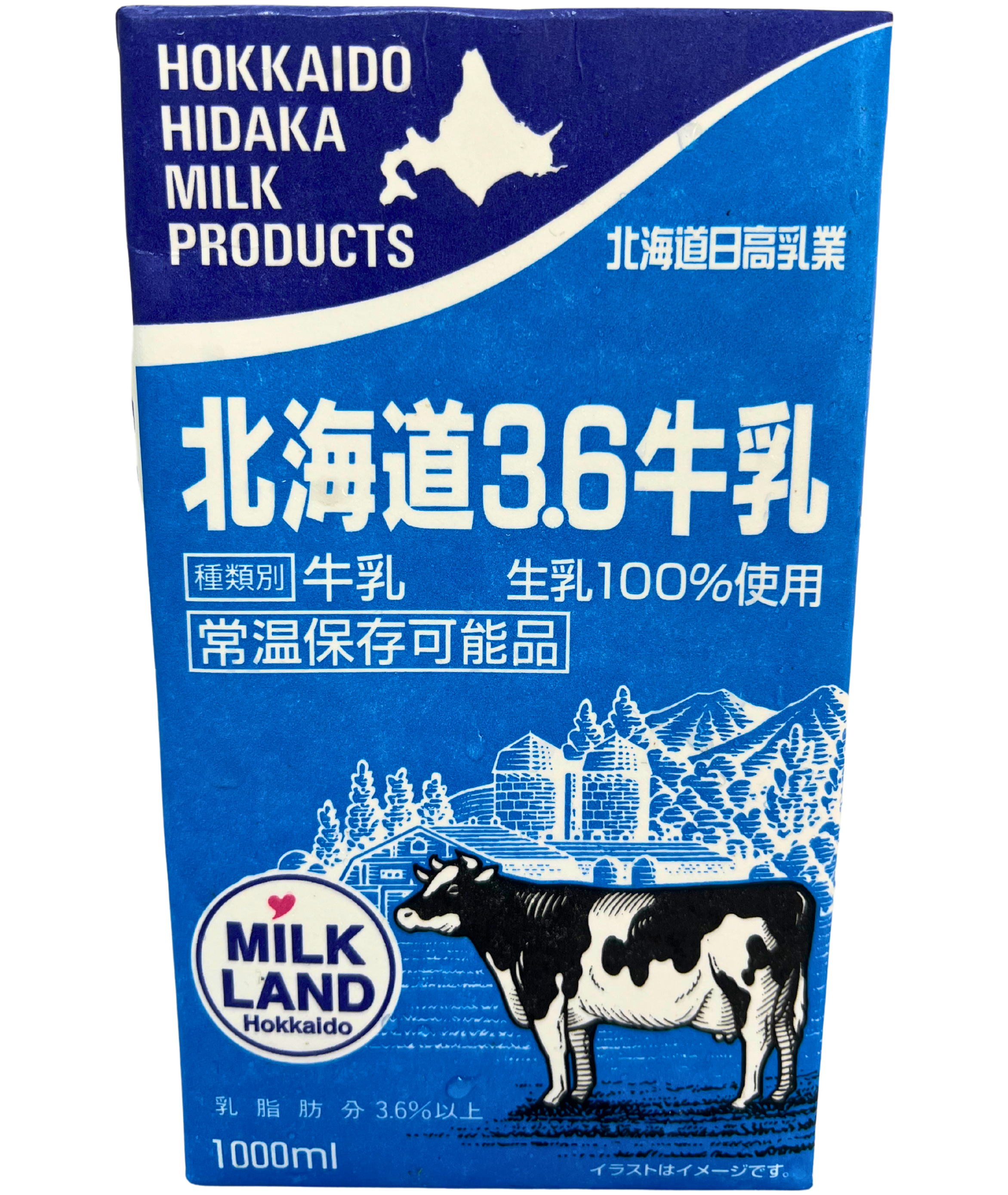 HOKKAIDO MILK (KUMIAI) TOKUSEN 3.6 GYUNYU 1L.