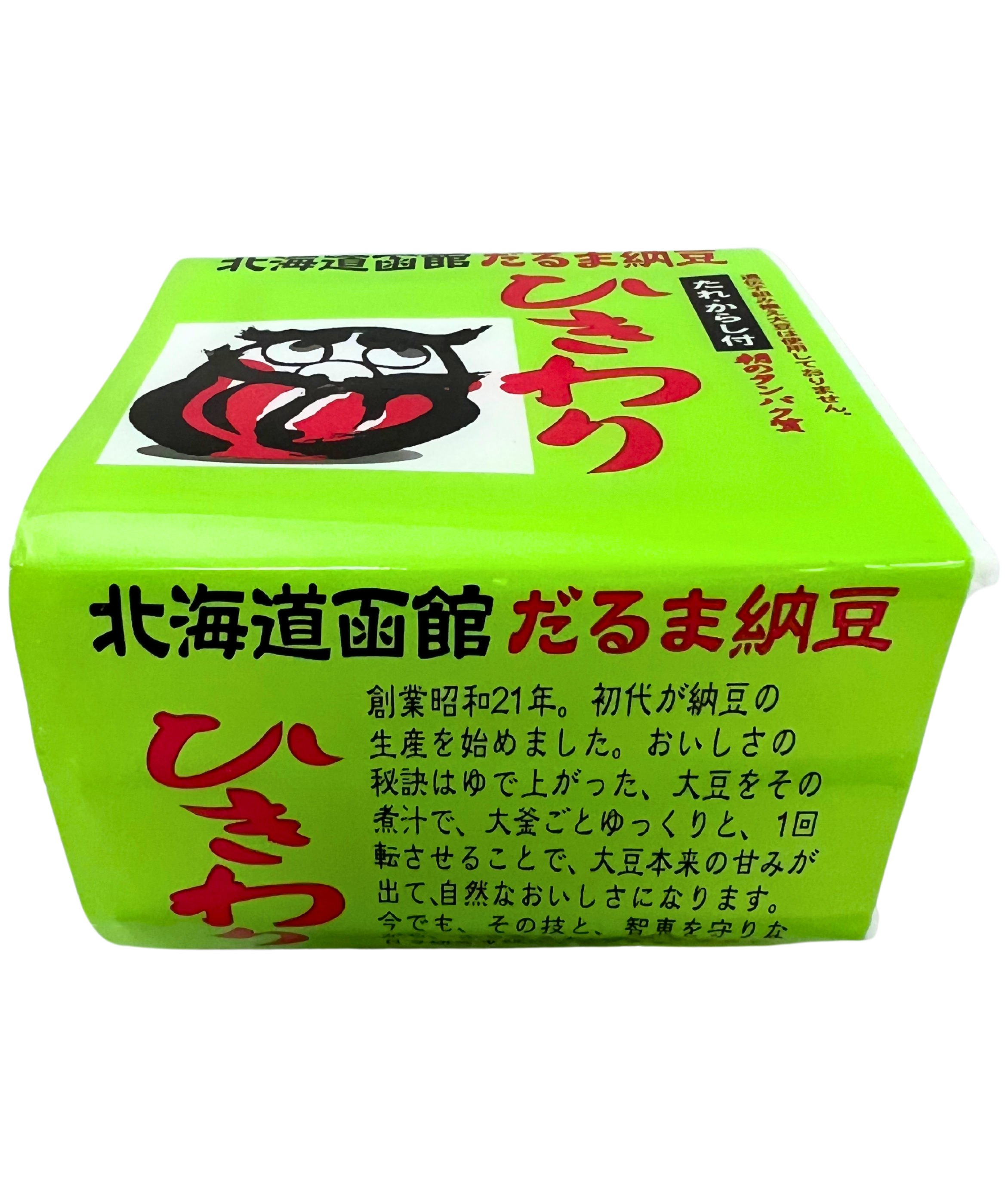 HAKODATE DARUMA HIKIWARI NATTO 40 G.