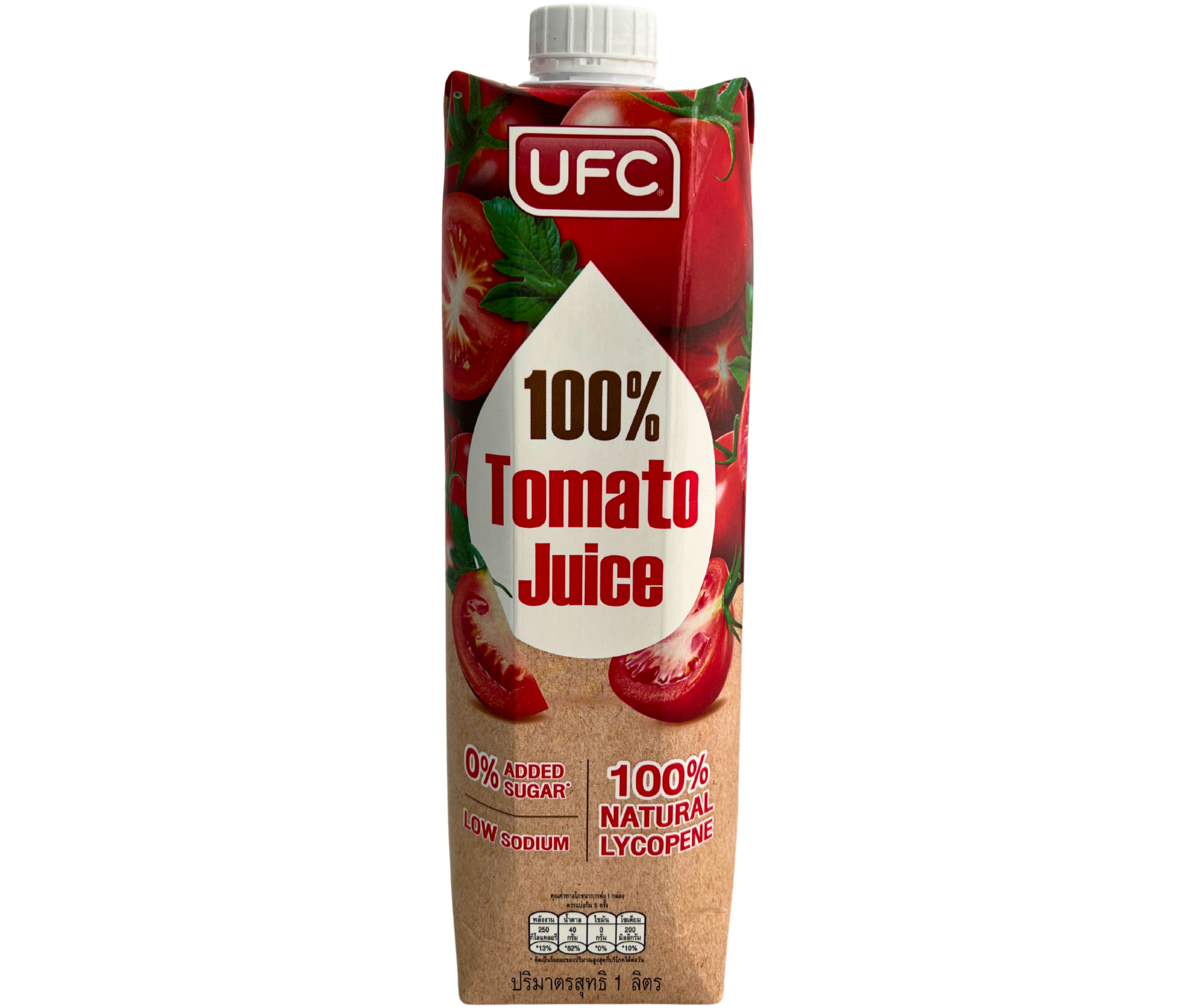 UFC 100% TOMATO JUICE 1 L.