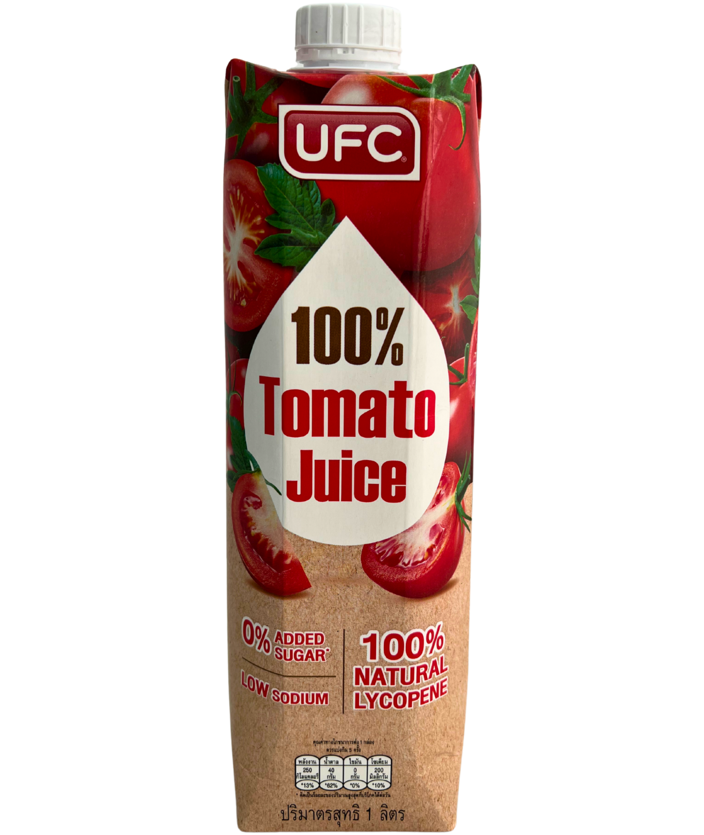 UFC 100% TOMATO JUICE 1 L.