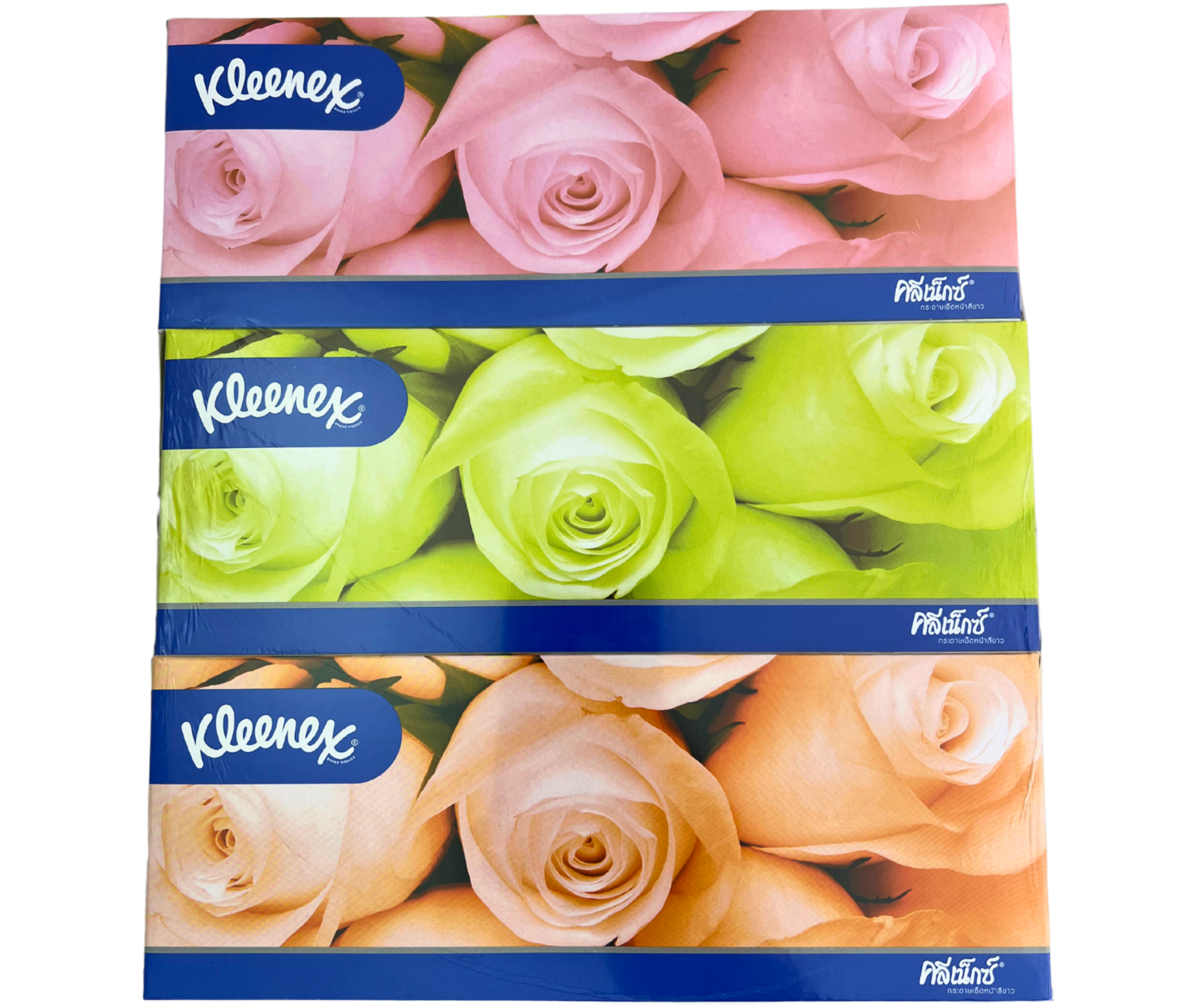 KLEENEX Floral 135 Sheets (Pack 3)