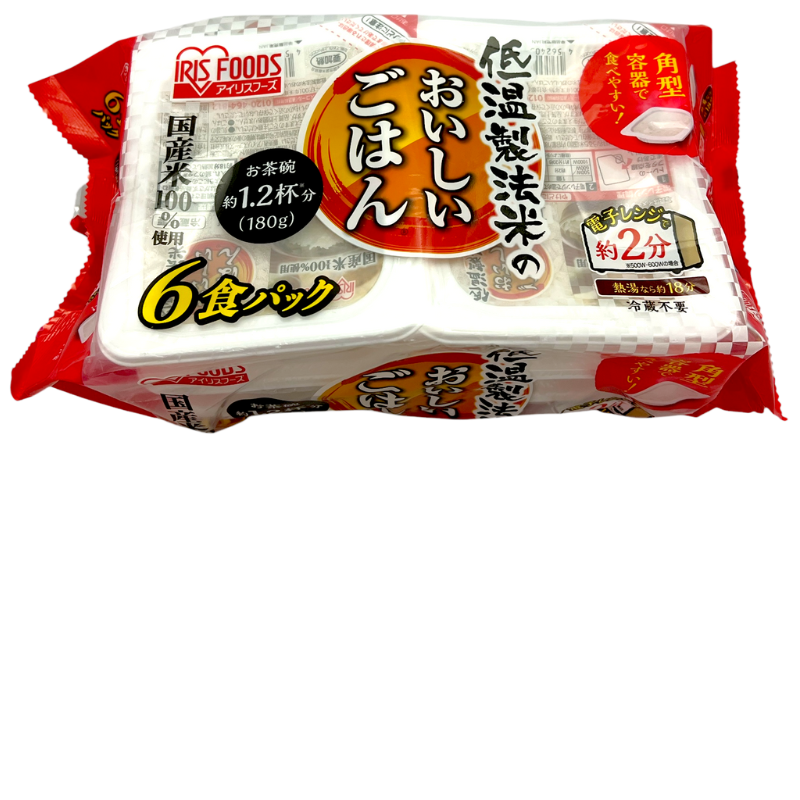 IRIS FOODS JAPANESE RICE PACK 180G.X6P       