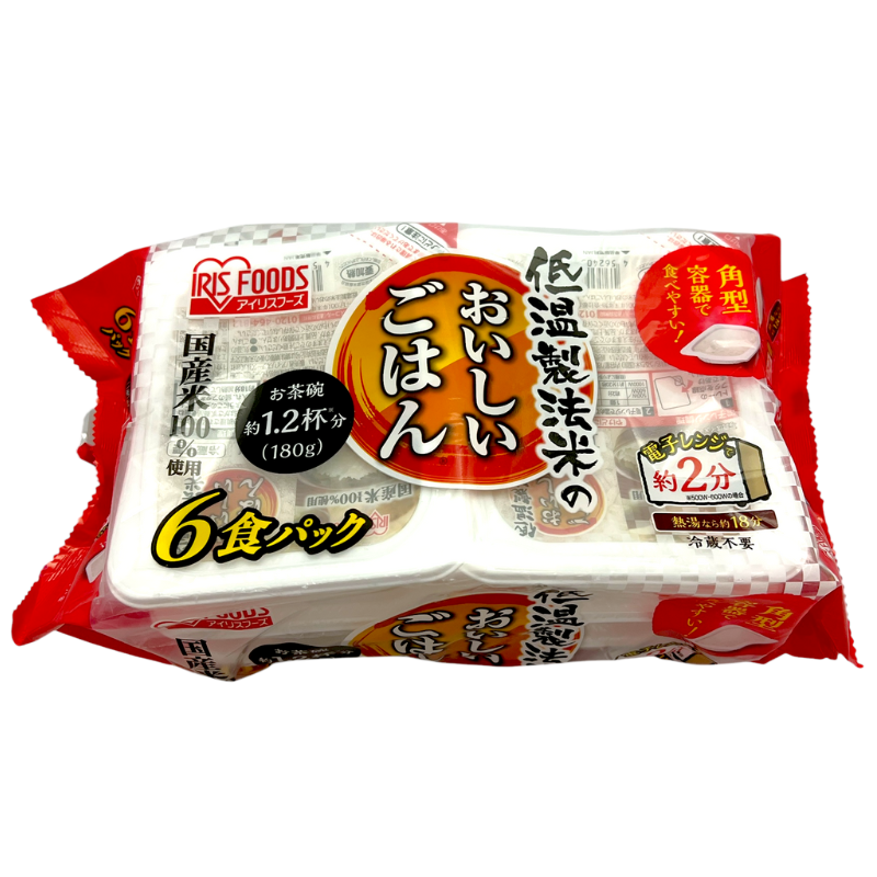 IRIS FOODS JAPANESE RICE PACK 180G.X6P       