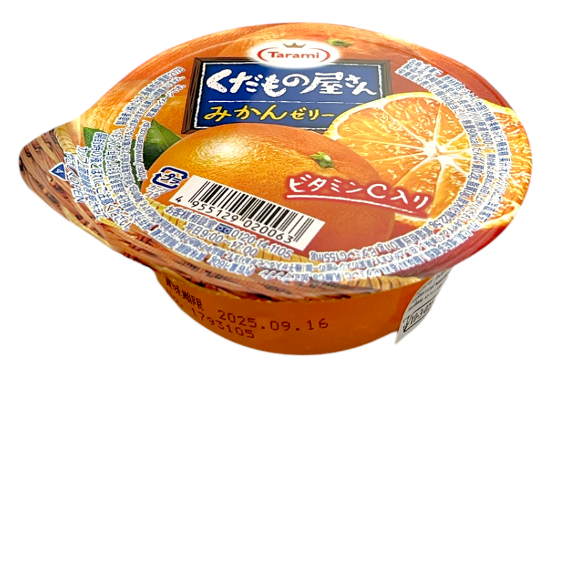 TARAMI KUDAMONO MIKAN JELLY 160 G.