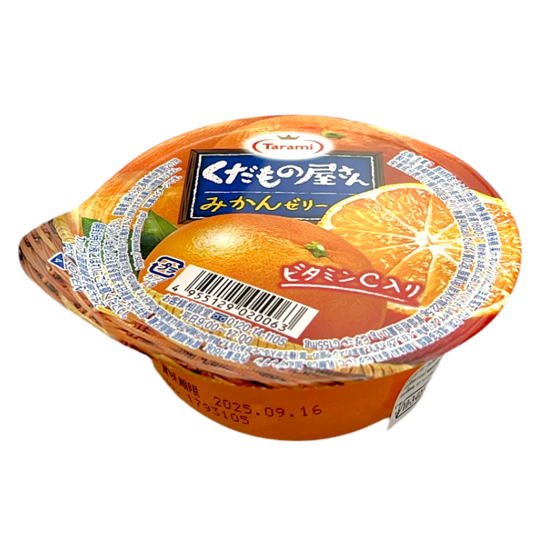 TARAMI KUDAMONO MIKAN JELLY 160 G.