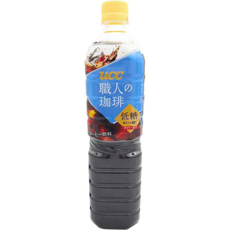 UCC SHOKUNIN ICE COFFEE LOW-SUGAR PET 900ML.