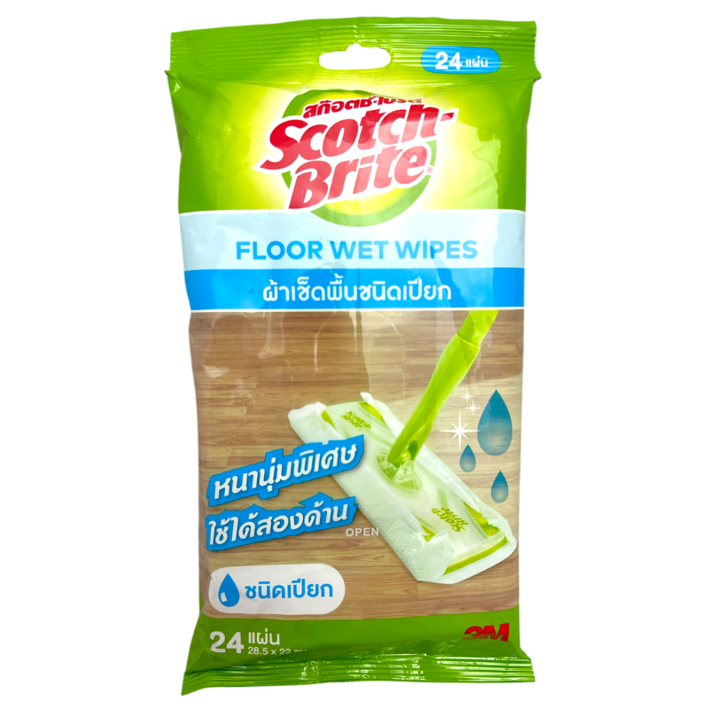 SCOTCH BRITE FLOOR WET WIPES