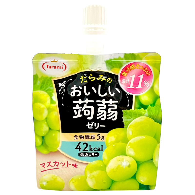 TARAMI OISHII KONJAC JELLY MUSCAT GRAPE 150 G.