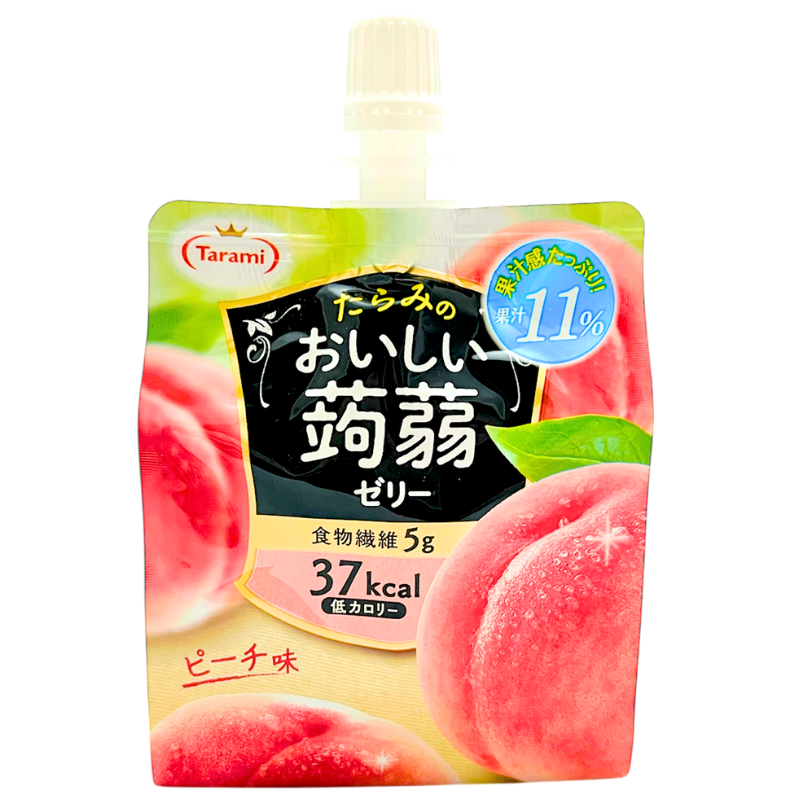 TARAMI OISHII KONJAC JELLY PEACH 150 G.