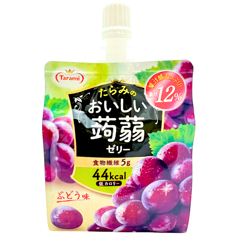 TARAMI OISHII KONJAC JELLY GRAPE 150 G.