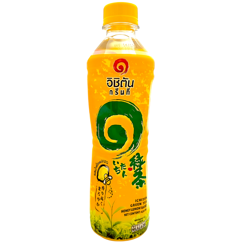 ICHITAN ออร์แกนิคกรีนทีรสน้ำผึ้งผสมมะนาว 420 ML.