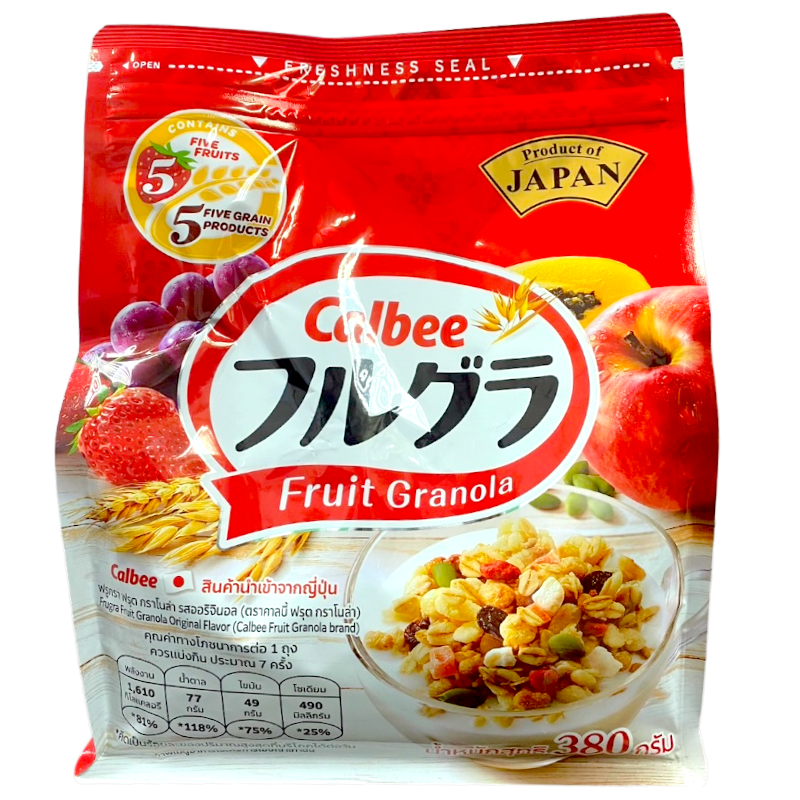 CALBEE FRUGA FRUIT GRANORA ORIGINAL 380 G.